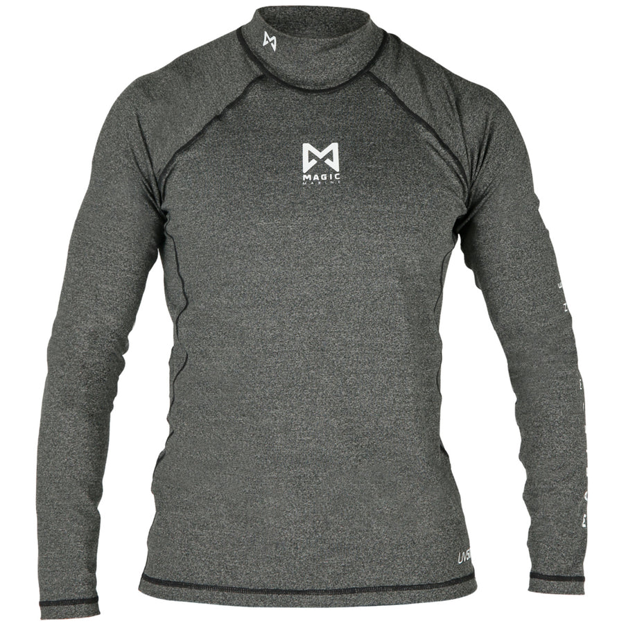 Magic Marine Magic Marine Lycra Shirt Unisex Cube Lange Mouw Grijs
