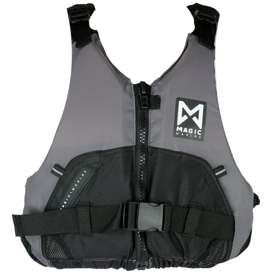 Magic Marine Magic Marine Zwemvest Unisex Wave met rits Grijs