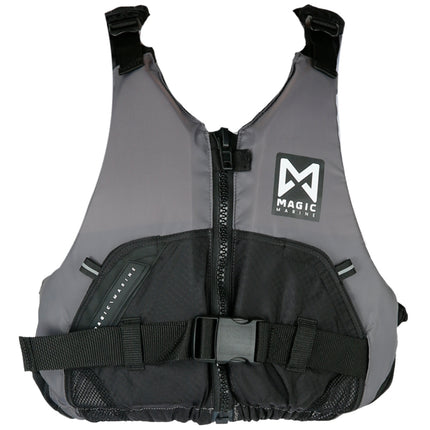 Magic Marine Zwemvest Unisex Wave met rits Grijs