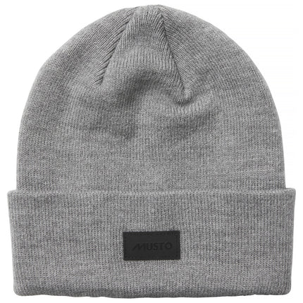 Musto Beanie Unisex Shaker Cuff Lichtgrijs