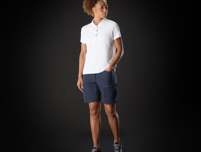 Musto Korte Broek Dames Deck Stretch Donkerblauw