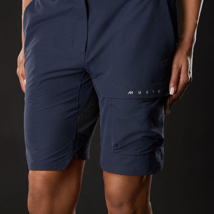 Musto Korte Zeilbroek dames Evolution Performance Stretch Donkerblauw