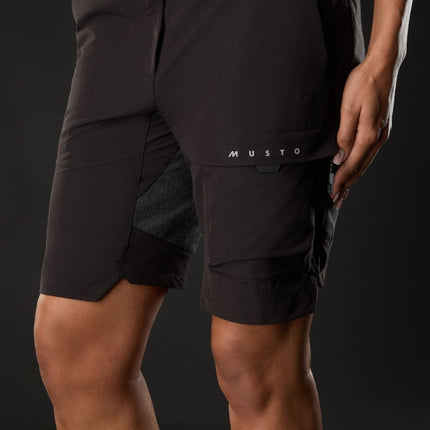Musto Korte Zeilbroek Dames Evolution Performance Stretch Zwart