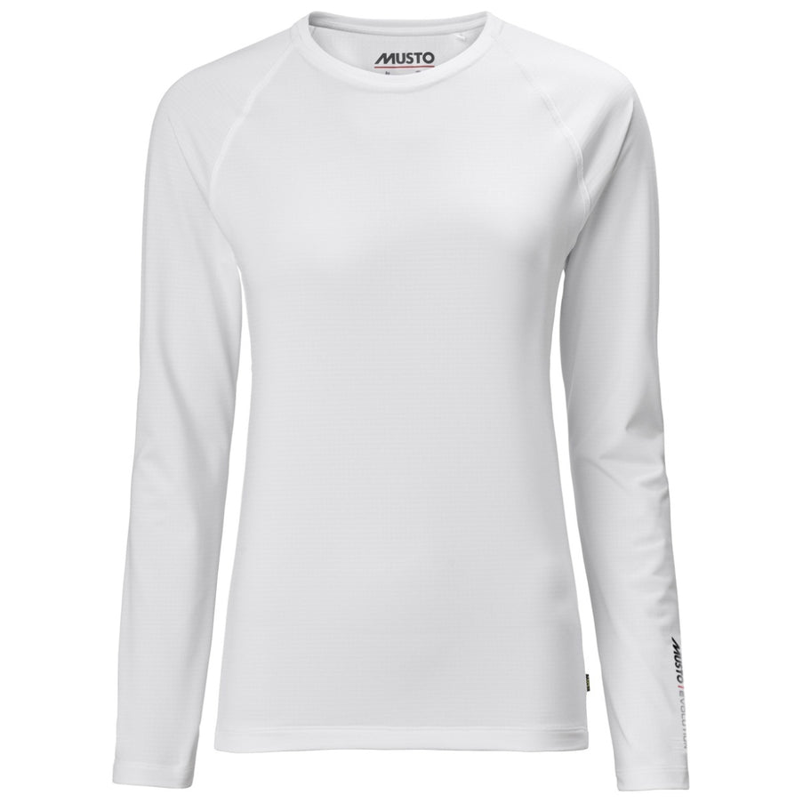 Musto Musto Longsleeve T-Shirt Evolution Sunblock 2.0 Wit