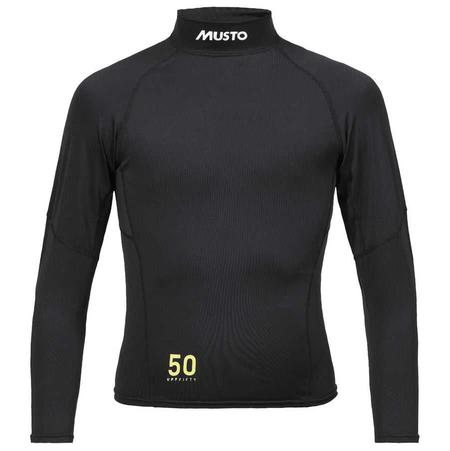 Musto Musto Lycra Shirt Junior Lange Mouw Championship Zwart