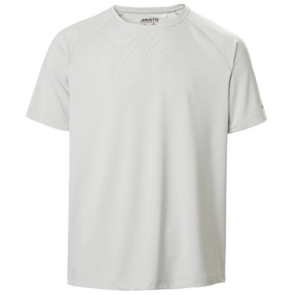 Musto Musto Shirt Heren Evolution Sunblock 2.0 Korte Mouwen Grijs