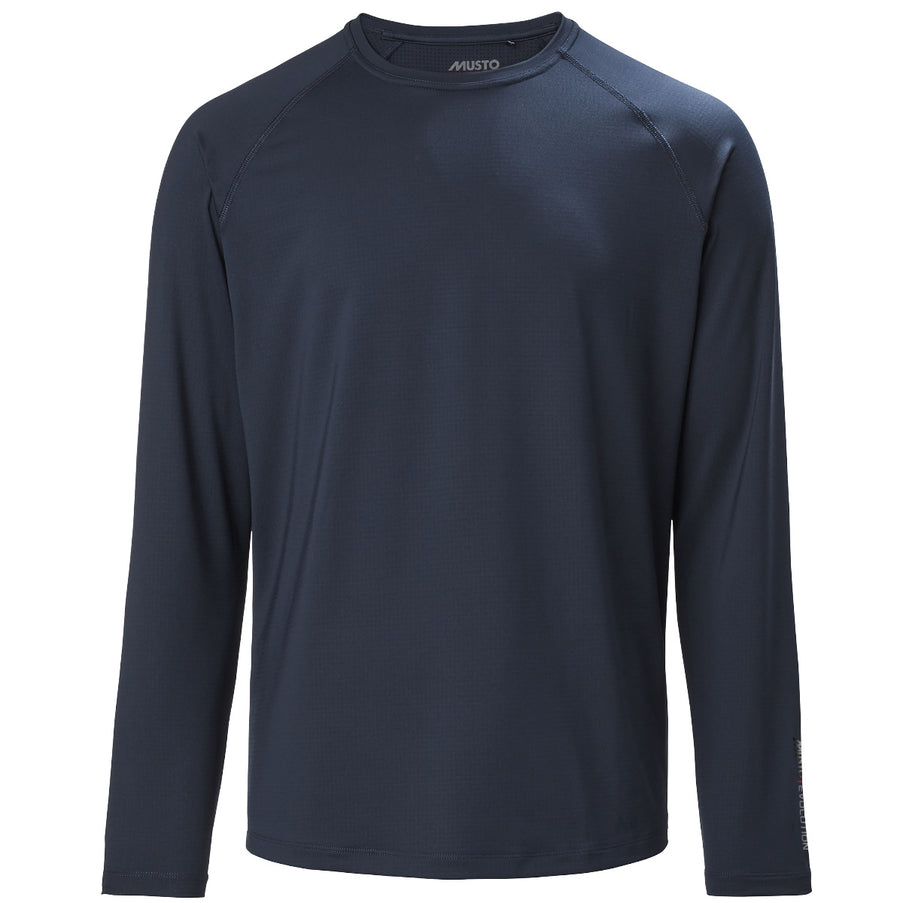 Musto Musto Shirt Heren Evolution Sunblock 2.0 Lange Mouwen Donkerblauw