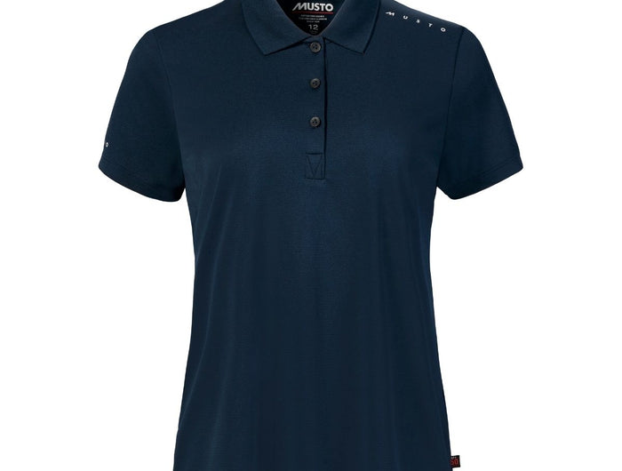 Musto Polo Dames Evolution Crew Sunblock Donkerblauw