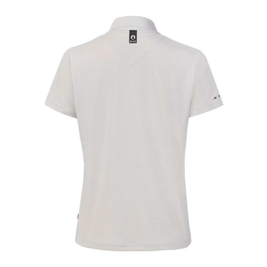 Musto Polo Dames Evolution Crew Sunblock Platinum