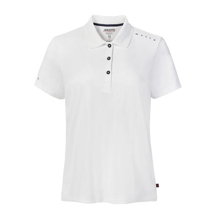 Musto Polo Dames Evolution Crew Sunblock Wit