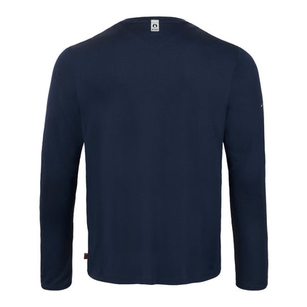 Musto Polo LS Heren Evolution Crew Sunblock Donkerblauw