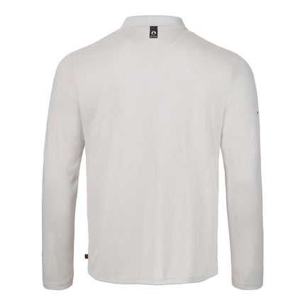 Musto Polo LS Heren Evolution Crew Sunblock Platinum