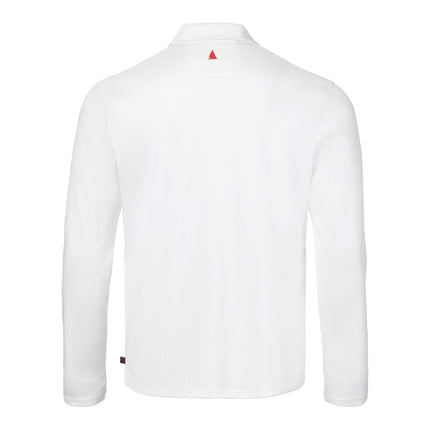 Musto Polo LS Heren Evolution Crew Sunblock Wit