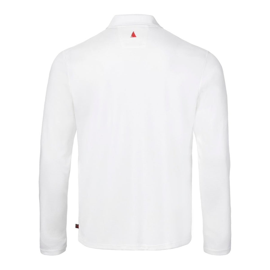 Musto Polo LS Heren Evolution Crew Sunblock Wit