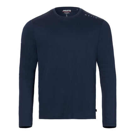 Musto Shirt LS Heren Evolution Crew Sunblock Donkerblauw
