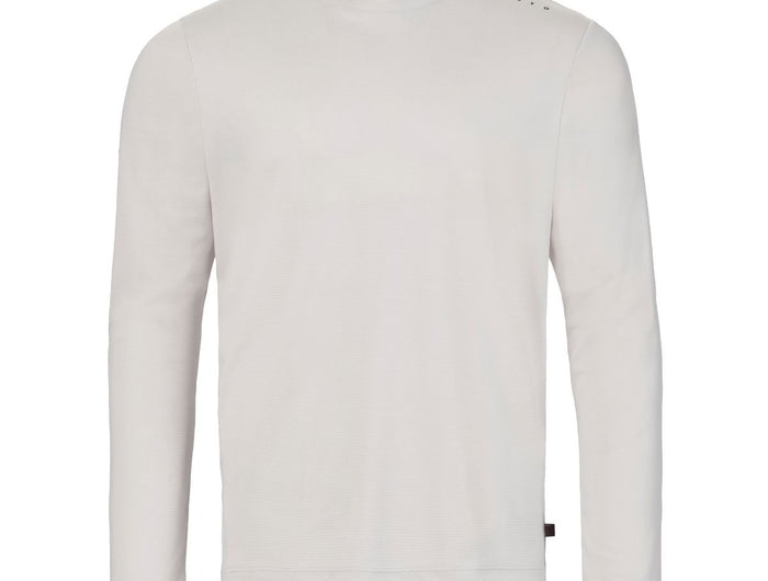 Musto Shirt LS Heren Evolution Crew Sunblock Platinum