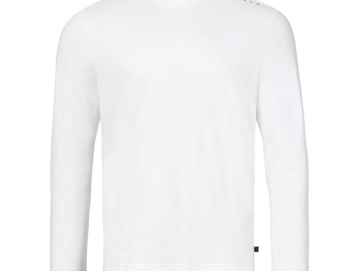 Musto Shirt LS Heren Evolution Crew Sunblock Wit