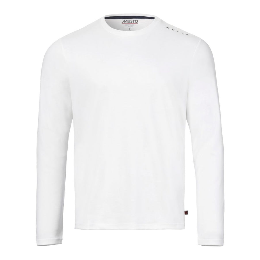 Musto Shirt LS Heren Evolution Crew Sunblock Wit