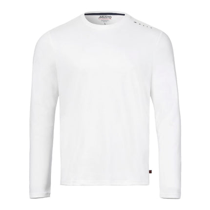 Musto Shirt LS Heren Evolution Crew Sunblock Wit