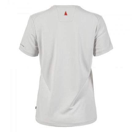 Musto T-Shirt Dames Evolution Crew Sunblock Platinum