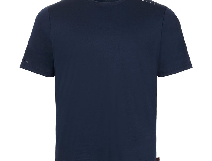 Musto T-Shirt Heren Evolution Crew Sunblock Donkerblauw