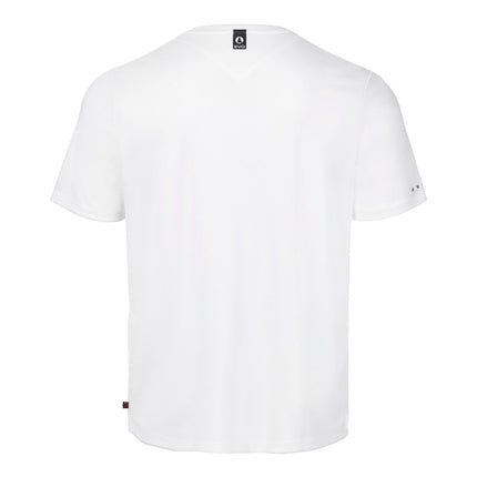 Musto T-Shirt Heren Evolution Crew Sunblock Wit