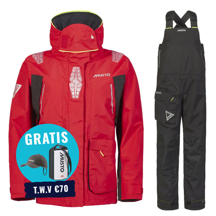 Musto Zeilpak Dames BR2 Offshore Rood/Zwart
