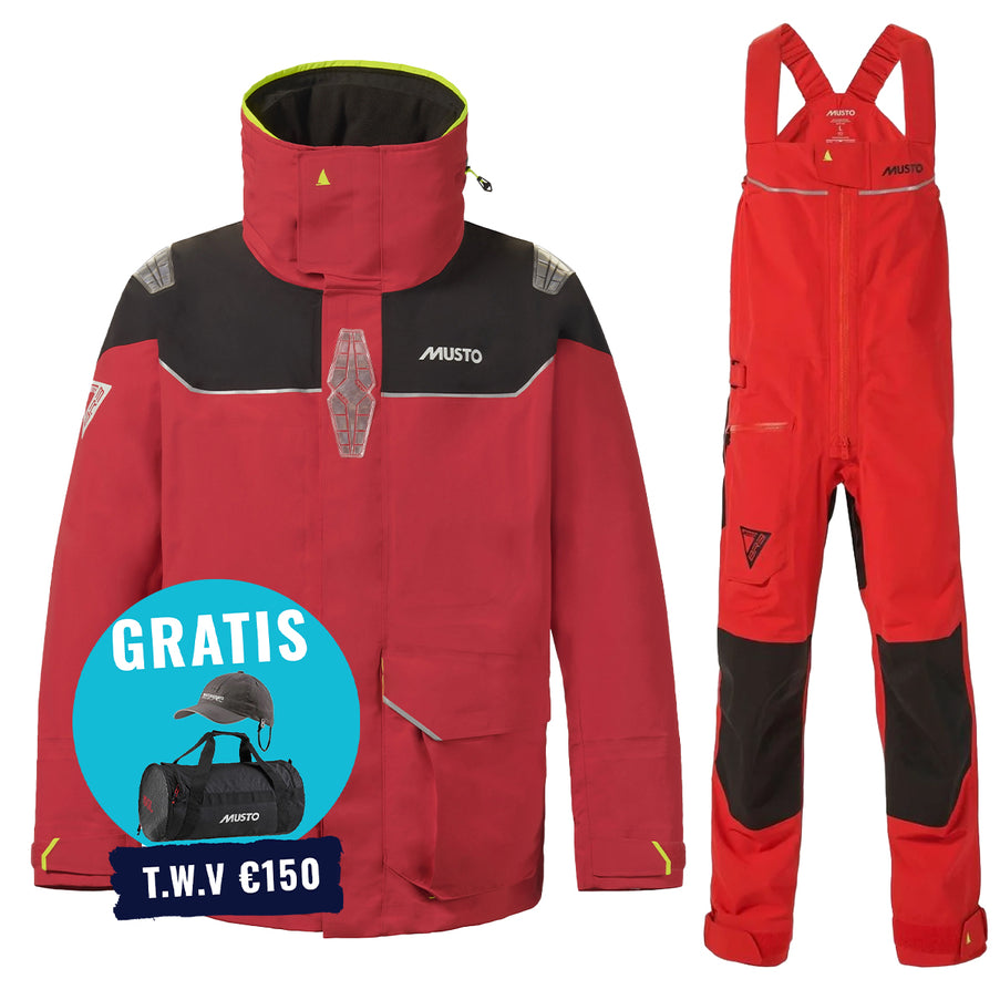 Musto Zeilpak Heren BR3 Pertex Offshore Rood