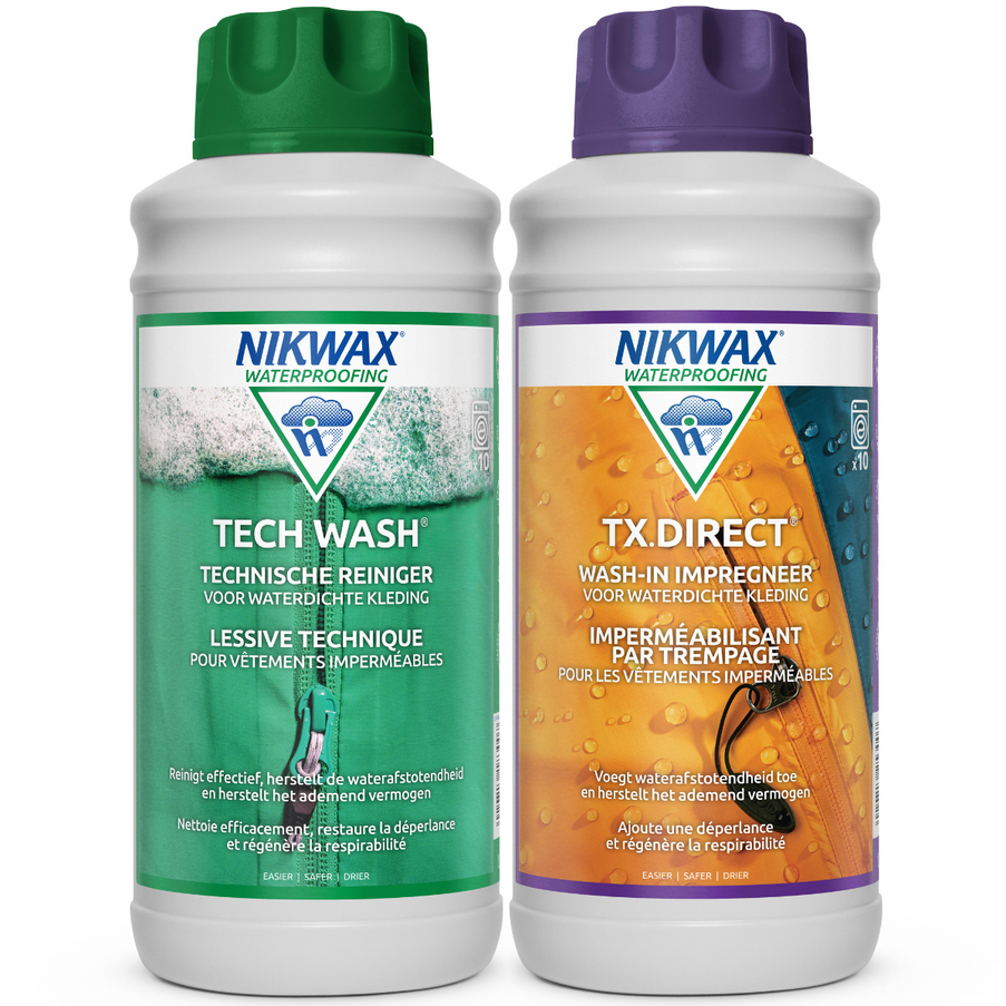 Nikwax Twinpack Tech Wash/TX Direct Wash In 1 liter