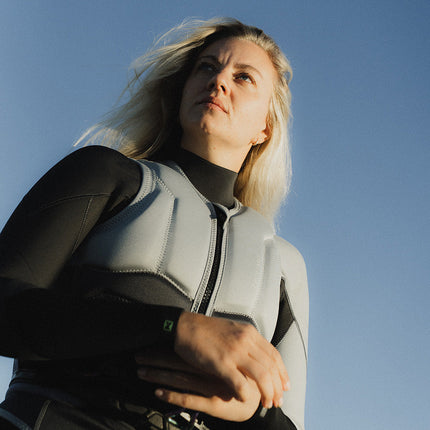 Prolimit Impactvest Dames Ace Frontzip Grijs/Zilver