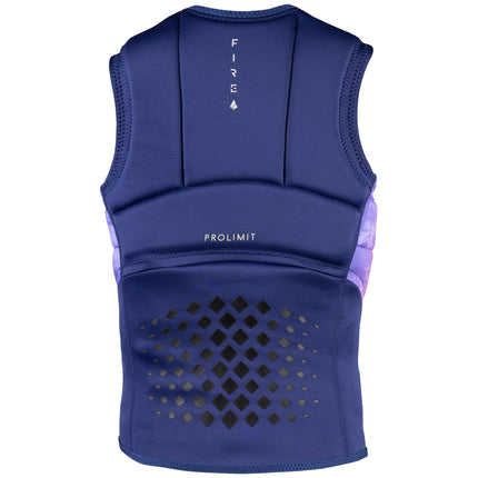 Prolimit Impactvest Dames Fire Frontzip Blauw/Peach