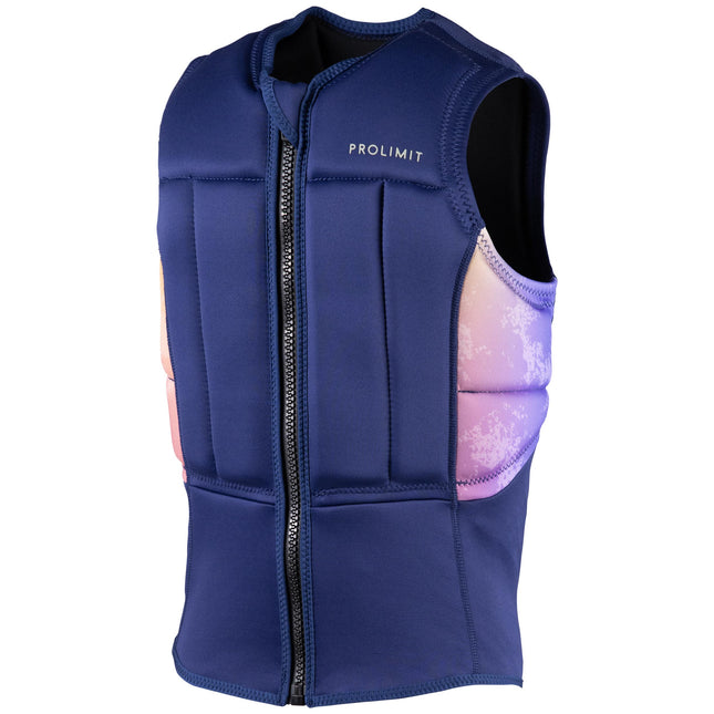 Prolimit Impactvest Dames Fire Frontzip Blauw/Peach