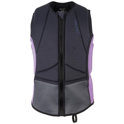 Prolimit Impactvest Dames Flare Frontzip Zwart/Paars