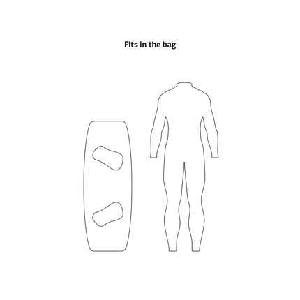 Prolimit Kitesurf Twintip Boardbag Sport Grijs/Wit