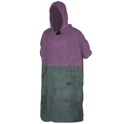 Prolimit Poncho Dames Pure Paars/Grijs