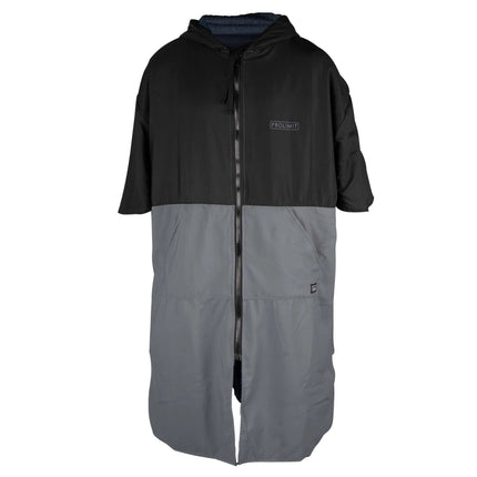 Prolimit Poncho Frontzip Extreme Short Arm Zwart/Grijs
