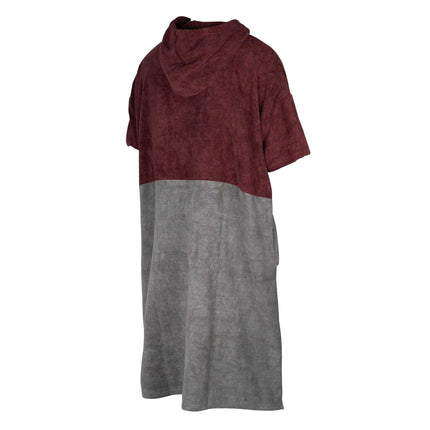 Prolimit Poncho Unisex Burgundy/Grijs