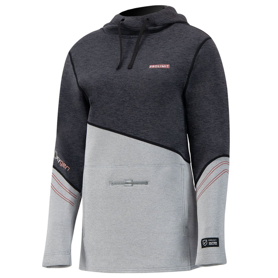 Prolimit Prolimit Neopreen Hoodie Dames Oxygen 1.5mm Zwart