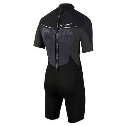 Prolimit Prolimit Shorty Wetsuit Heren Fusion 2/2mm Backzip Zwart