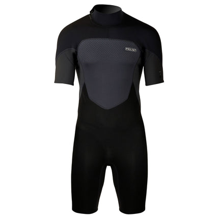 Prolimit Prolimit Shorty Wetsuit Heren Fusion 2/2mm Backzip Zwart