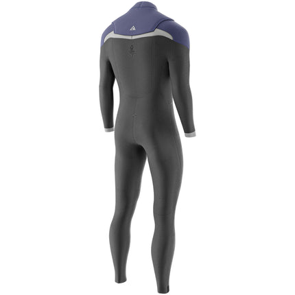 Prolimit Prolimit Wetsuit Heren ACE Steamer Freezip 4/3MM Zwart/Blauw/Grijs