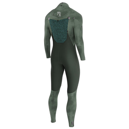 Prolimit Prolimit Wetsuit Heren ACE Steamer Freezip 4/3MM Zwart/Blauw/Grijs