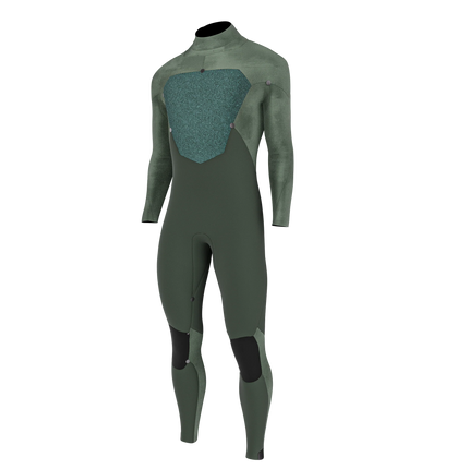 Prolimit Prolimit Wetsuit Heren Fusion Steamer Freezip 3/2MM Blauw/Grijs