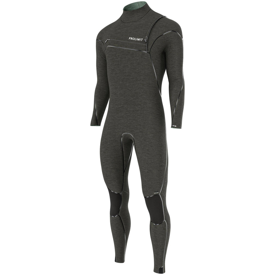Prolimit Wetsuit Heren Mercury Steamer Free-X 6/4MM Zwart