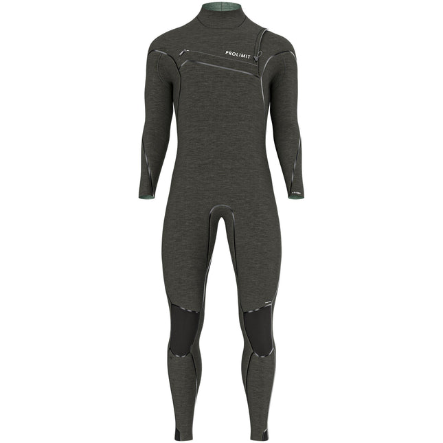 Prolimit Prolimit Wetsuit Heren Mercury Steamer Freezip 4/3MM Zwart