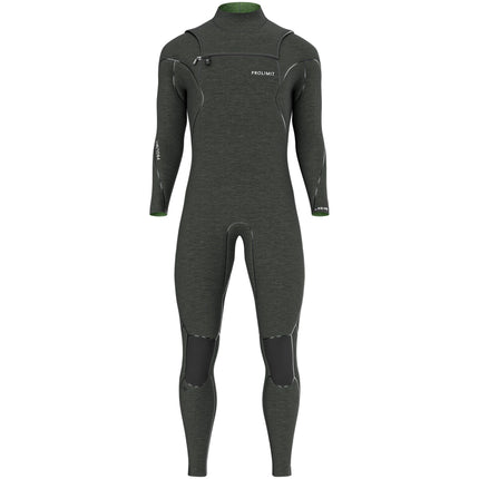 Prolimit Prolimit Wetsuit Heren Mercury Steamer Freezip 5/4MM Zwart