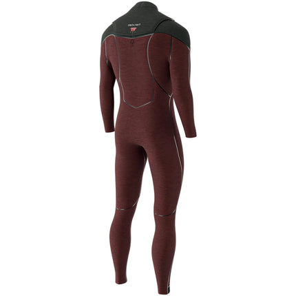 Prolimit Prolimit Wetsuit Heren Mercury Steamer Freezip 5/4MM Zwart/Burgundy