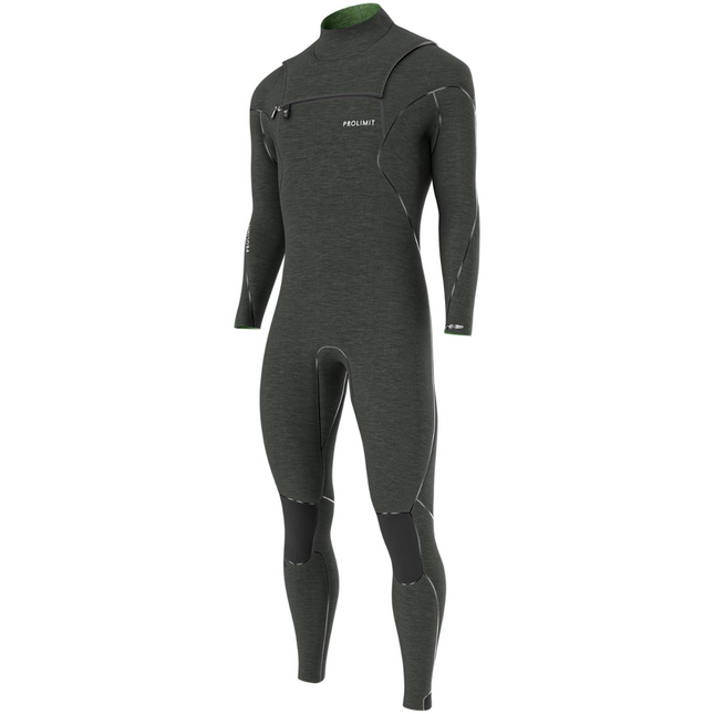 Prolimit Prolimit Wetsuit Heren Mercury Steamer Freezip 6/4MM Zwart