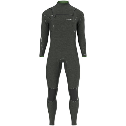 Prolimit Prolimit Wetsuit Heren Mercury Steamer Freezip 6/4MM Zwart