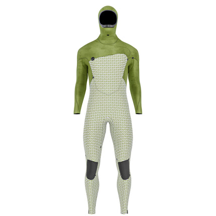 Prolimit Prolimit Wetsuit Heren Predator Steamer Free-X 4/3MM Hooded Zwart